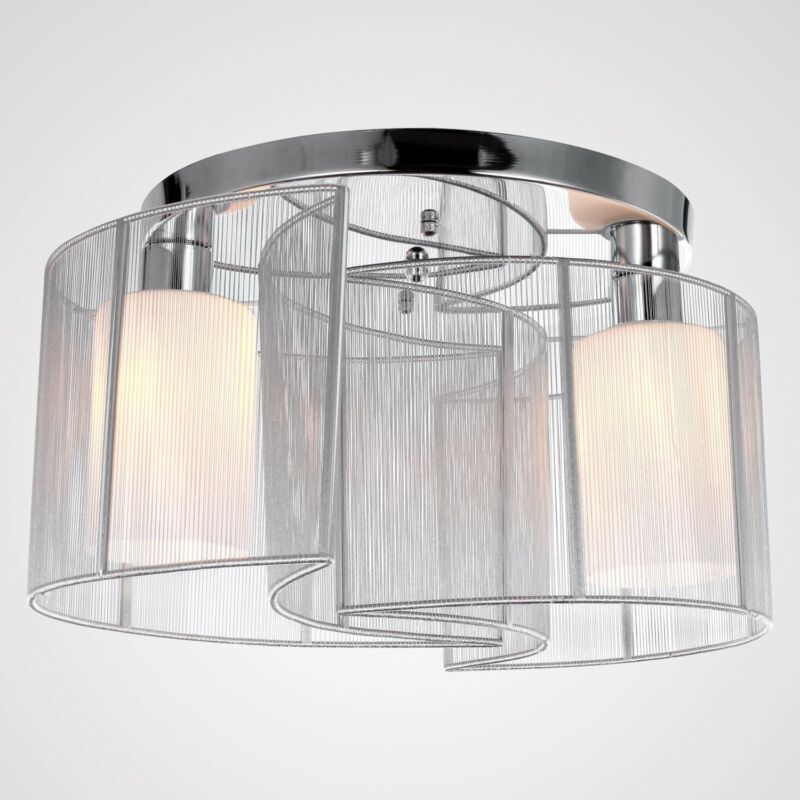 Modern Ceiling Flush Lampshade Chandelier by Lavishway | Chandeliers-42435