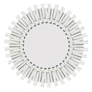 Starburst Design Round Frameless Wall Mirror by Lavishway | Wall Mirrors-38660