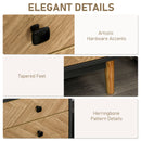 Pine Wood 5 Drawer Chest Storage Cabinet by Lavishway | Chest Of Drawers-45146