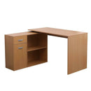 Adjustable Office Desk in Brown by Lavishway | Desks-43311
