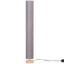 Tall Grey Fabric Shade Floor Lamp by Lavishway | Floor Lamps-42410