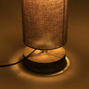 Tall Grey Fabric Shade Floor Lamp by Lavishway | Floor Lamps-42414