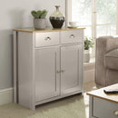 Grey Oak 2 Door 2 Drawer Sideboard by Lavishway | Sideboards-39242