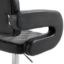 Modern Black Faux Leather Kitchen Bar Stool by Lavishway | Bar Stools-43793