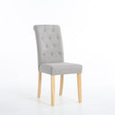 Deluxe Comfy Fabric Dining Chair Set of 2 by Lavishway | Dining Chairs-41536