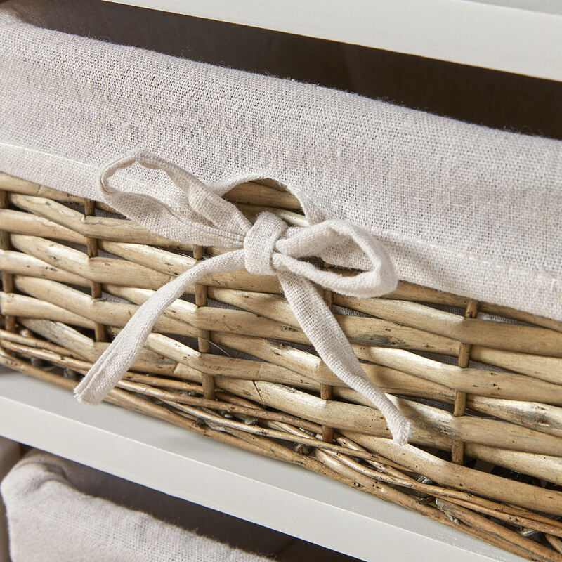 Wooden Basket Chest Storage Units by Lavishway | Hallway Cabinets-43351