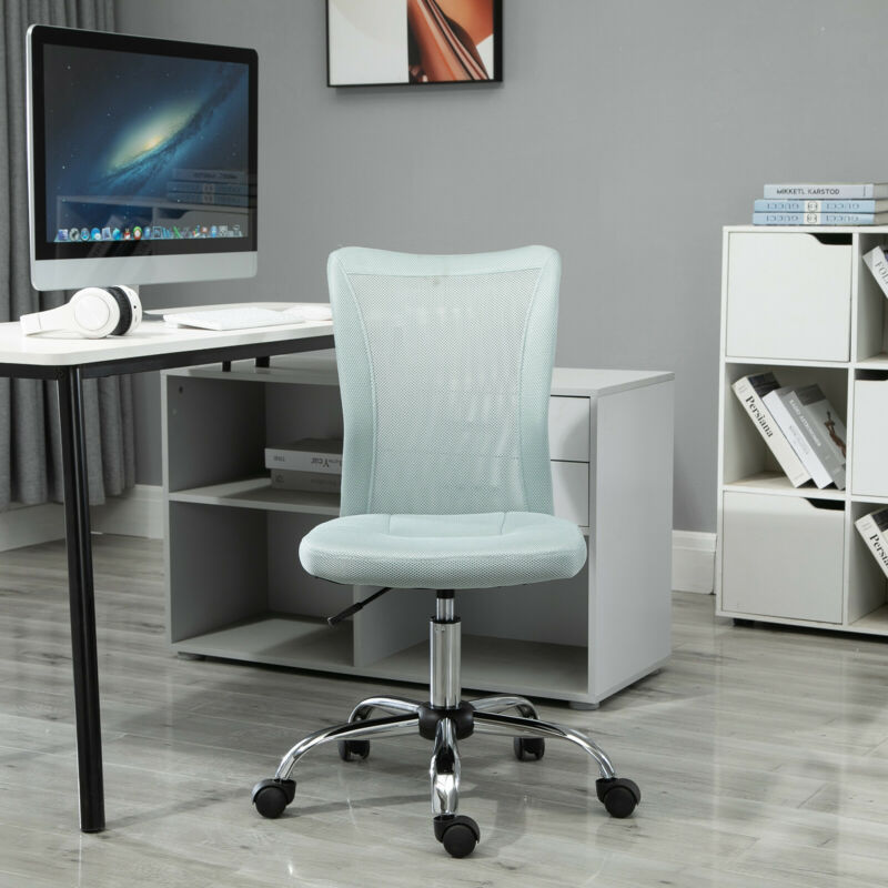 5-Wheeler Height Adjustable Chair in Grey by Lavishway | Mesh Chairs-42735