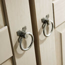 Corona Set of 3 Pine Wood Bedroom Set in Grey by Lavishway | Bedroom-39492