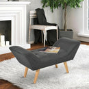 Deluxe Dark Grey Tufted Seat Chaise Lounge by Lavishway | Chaise Lounges-44274