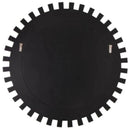 Starburst Design Round Frameless Wall Mirror by Lavishway | Wall Mirrors-38661