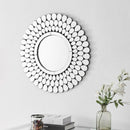 Classic Hallway Decorative Round Wall Mirror by Lavishway | Wall Mirrors-38874