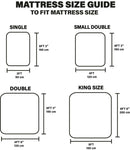 Grey Double Bed Frame With Mattress by Lavishway | Fabric Beds-39163