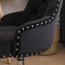 Adjustable Swivel Velvet Chair by Lavishway | Velvet Chairs-39291