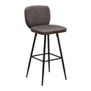 Orion Dark Grey Faux Leather Bar Stool by Lavishway | Bar Stools-39384