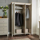 Oak Finish Bedroom Set in Grey by Lavishway | Chest Of Drawers-39468