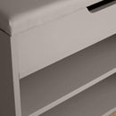 Shoe Storage Wooden Bench in Grey by Lavishway | Shoe Cabinets-38962