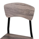 Compact Grey Dining Table Set With 4 Chairs by Lavishway | Dining Table Set-43604