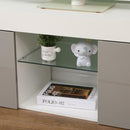 Gloss Front 2 Grey Door 130cm Wide TV Unit by Lavishway | TV Units Cabinets-43058