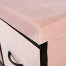 3 Drawer Pink Velvet Storage Bench by Lavishway | Benches & Storage Benches-38627