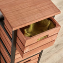 Tall 4 Drawer Wooden Chest of Drawers by Lavishway | Chest Of Drawers-43392