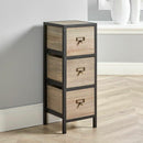 Metal Frame Tall Bedroom Chest Of Drawers by Lavishway | Chest Of Drawers-43329
