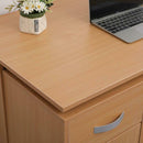 Adjustable Office Desk in Brown by Lavishway | Desks-43305