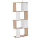 4 Tier White Wooden Display Shelving Unit by Lavishway | Bookcases & Shelves-44747