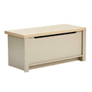 Modern Oak Storage Grey Ottoman Box by Lavishway | Benches & Storage Benches-43543
