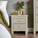 Oak Finish Bedroom Set in Grey by Lavishway | Chest Of Drawers-39446