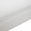 Padded Sofa White Bench Lounge by Lavishway | Benches & Storage Benches-44273