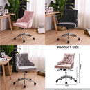 Adjustable Swivel Velvet Chair by Lavishway | Velvet Chairs-39282