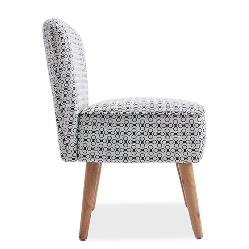 Upholstered Occasional Accent Fabric Chair by Lavishway | Bedroom Chairs-38559