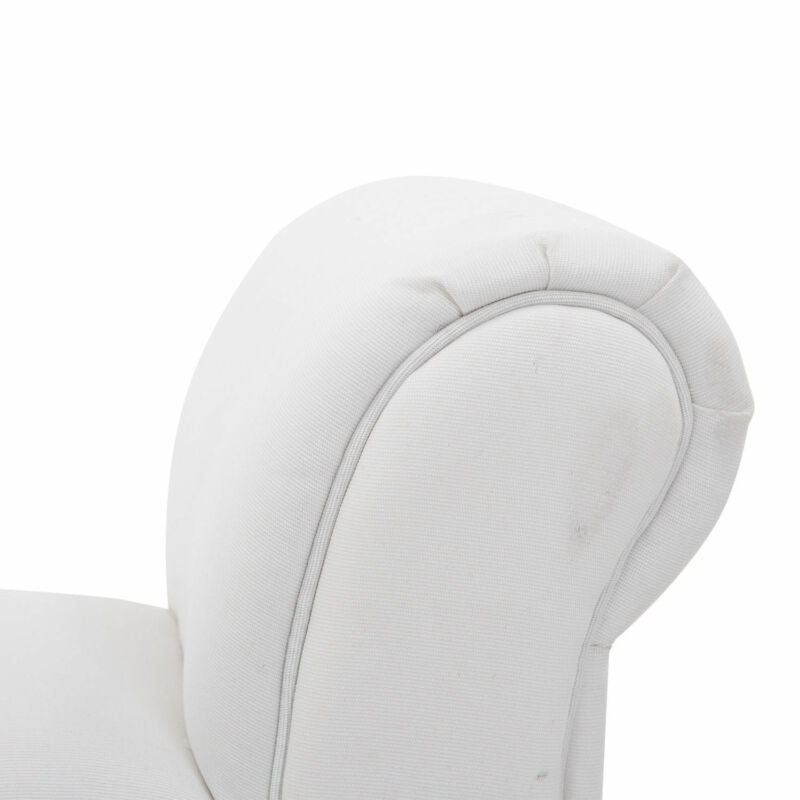 Padded Sofa White Bench Lounge by Lavishway | Benches & Storage Benches-44270