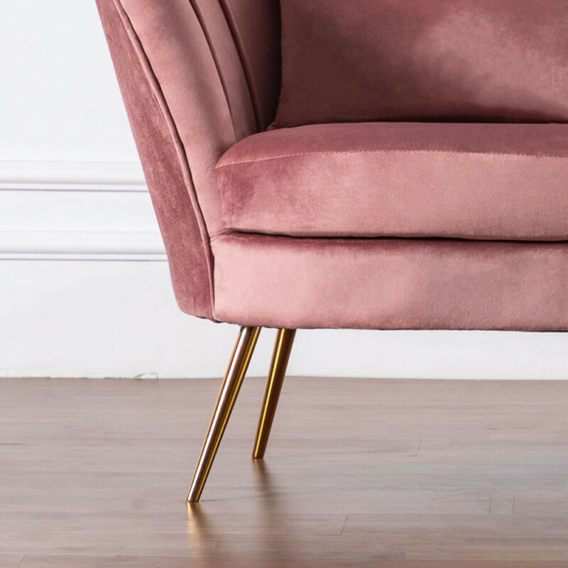 Velvet Tub Chair &  Sofa Couch by Lavishway | Velvet Sofa-41418