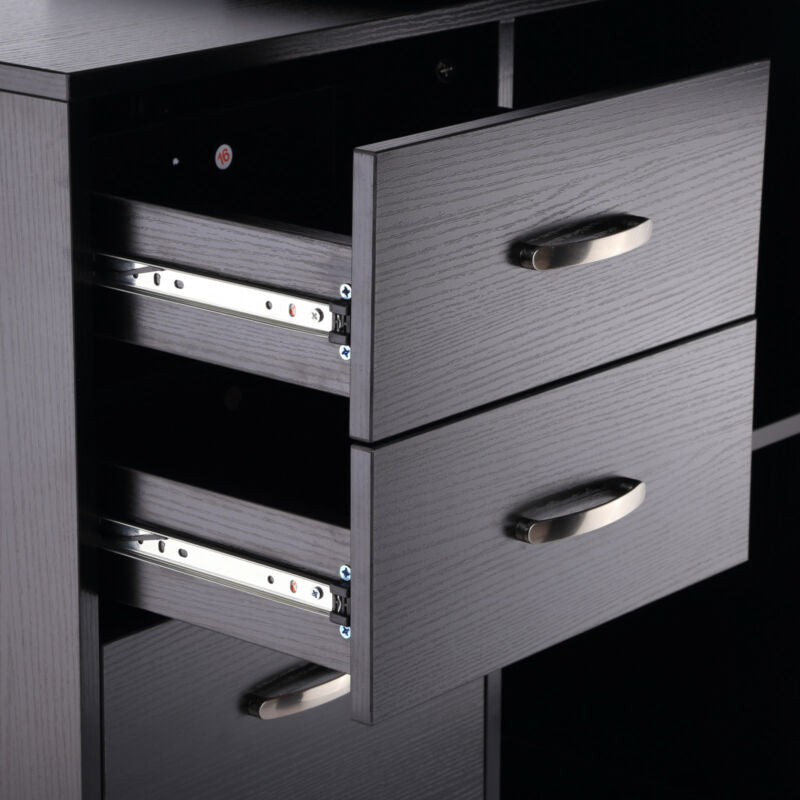 Multifunctional Filling Cabinet Table Desk by Lavishway | Desk Pedestals-44549