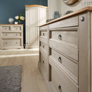 Corona Set of 3 Pine Wood Bedroom Set in Grey by Lavishway | Bedroom-39508