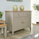 Grey Solid Wood 2 Drawer 2 Door Sideboard by Lavishway | Sideboards-43174