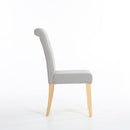 Deluxe Comfy Fabric Dining Chair Set of 2 by Lavishway | Dining Chairs-41537