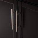 Kitchen Cart Storage Trolley in Black by Lavishway | Kitchen Islands-42774