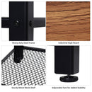 Square End Wood Top Coffee Side Table by Lavishway | Side Tables-44635