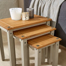 Corona Pine Grey Living Room Furniture by Lavishway | Coffee Tables-42997