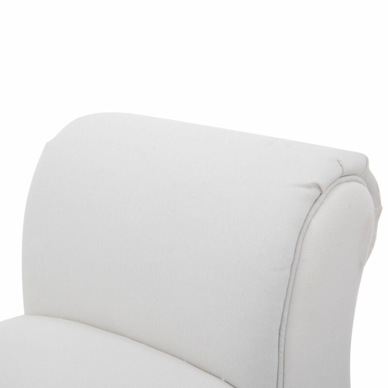 Padded Sofa White Bench Lounge by Lavishway | Benches & Storage Benches-44268