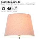 Tripod Floor Lamp with 3-Tier in Oak & White by Lavishway | Floor Lamps-43585