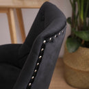 Adjustable Swivel Velvet Chair by Lavishway | Velvet Chairs-39315