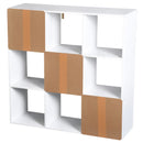 9 Cube Storage Unit& Bookcase in White by Lavishway | Book Shelves and Cabinets-42499