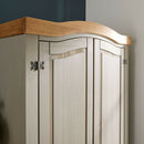 Corona Set of 3 Pine Wood Bedroom Set in Grey by Lavishway | Bedroom-39491