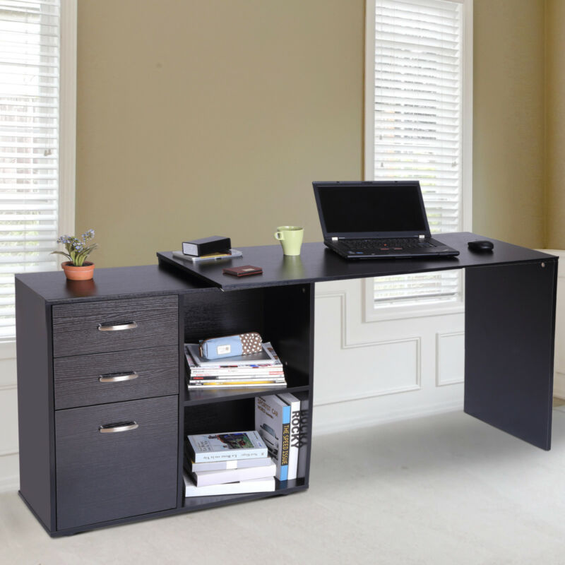 Multifunctional Filling Cabinet Table Desk by Lavishway | Desk Pedestals-44538