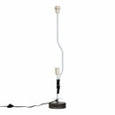 Tall Grey Fabric Shade Floor Lamp by Lavishway | Floor Lamps-42416