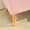 Velvet Pink Pouffe Seat Storage Bench by Lavishway | Benches & Storage Benches-38636