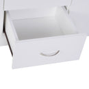 4 Drawers 2 Doors Cupboard in White by Lavishway | Bedroom-39103